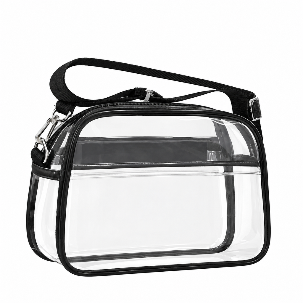Structured Zip Crossbody Purse