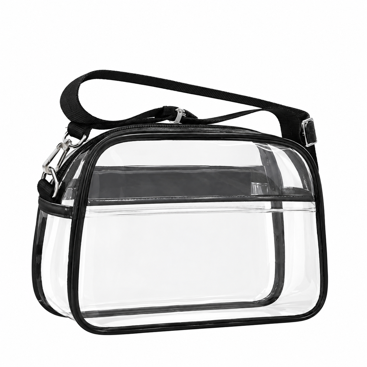 Structured Zip Crossbody Purse