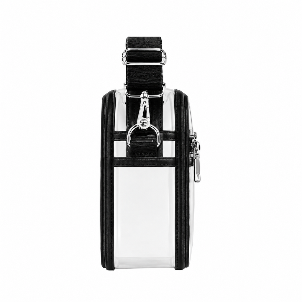 Structured Zip Crossbody Purse