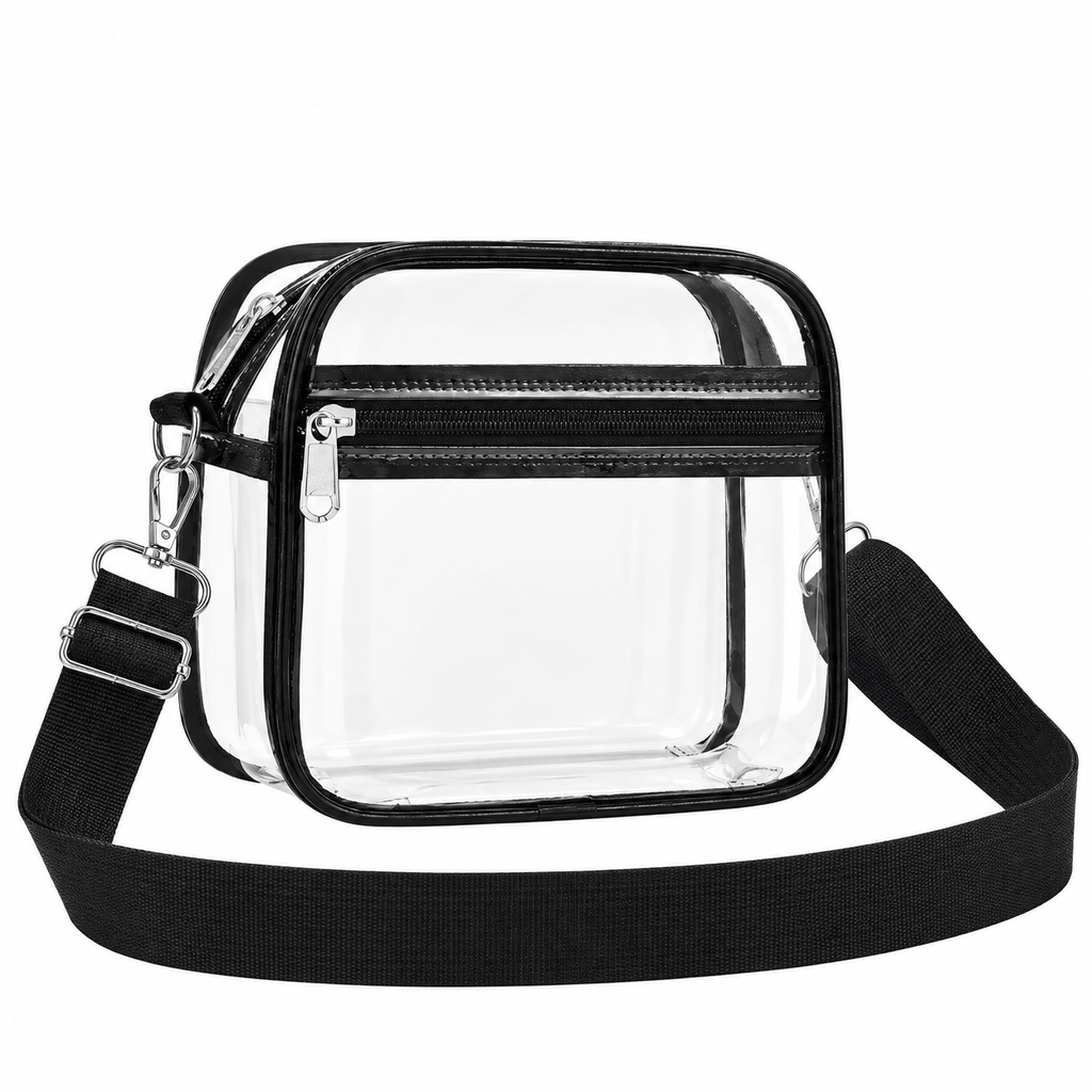 Structured Zip Crossbody Purse