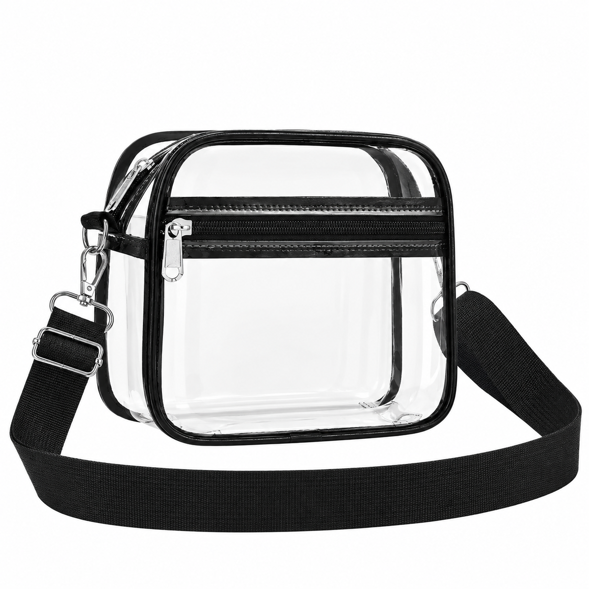 Structured Zip Crossbody Purse
