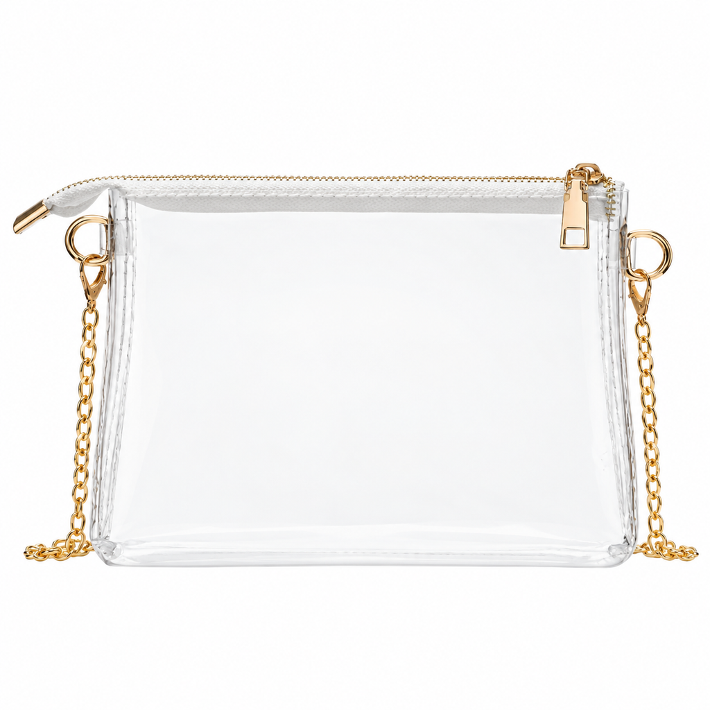Clear Chain Purse Crossbody Bag