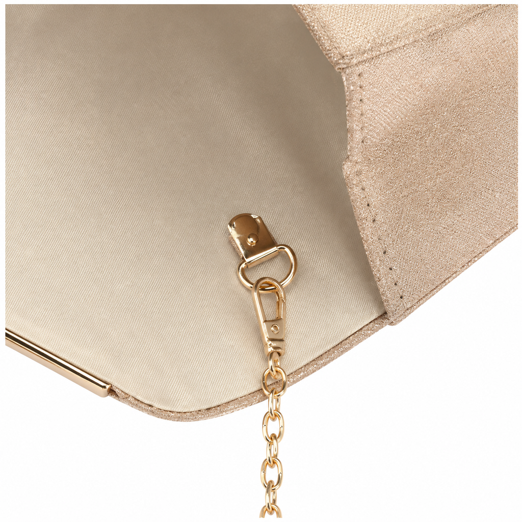 Envelope Faux Suede Clutch Bag