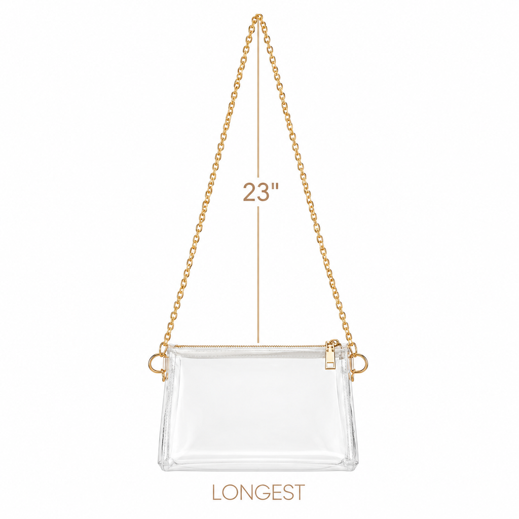 Clear Chain Purse Crossbody Bag