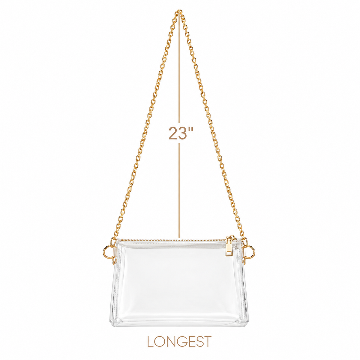 Clear Chain Purse Crossbody Bag