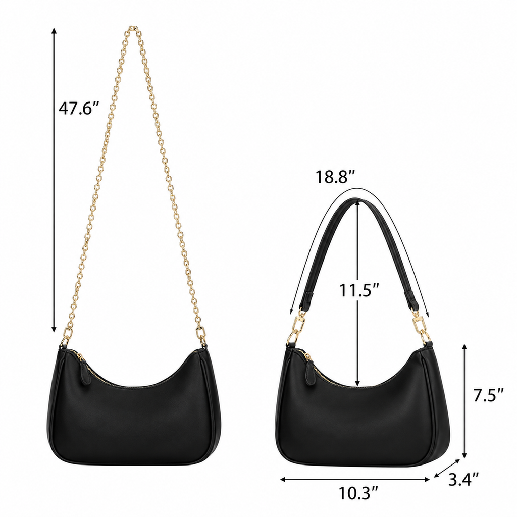 Retro Hobo Shoulder Bag