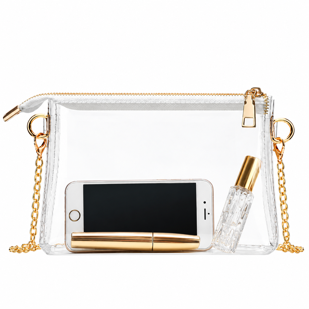 Clear Chain Purse Crossbody Bag