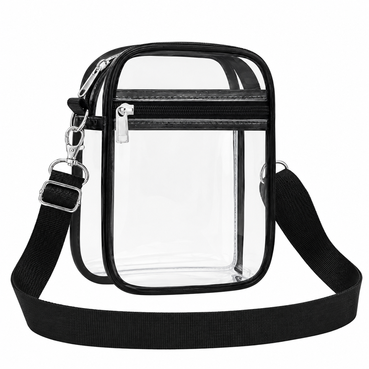 Clear Messenger Crossbody Bag