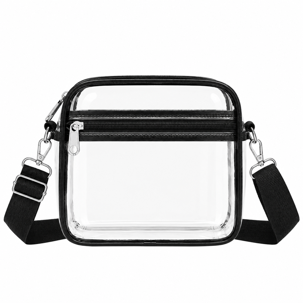 Structured Zip Crossbody Purse