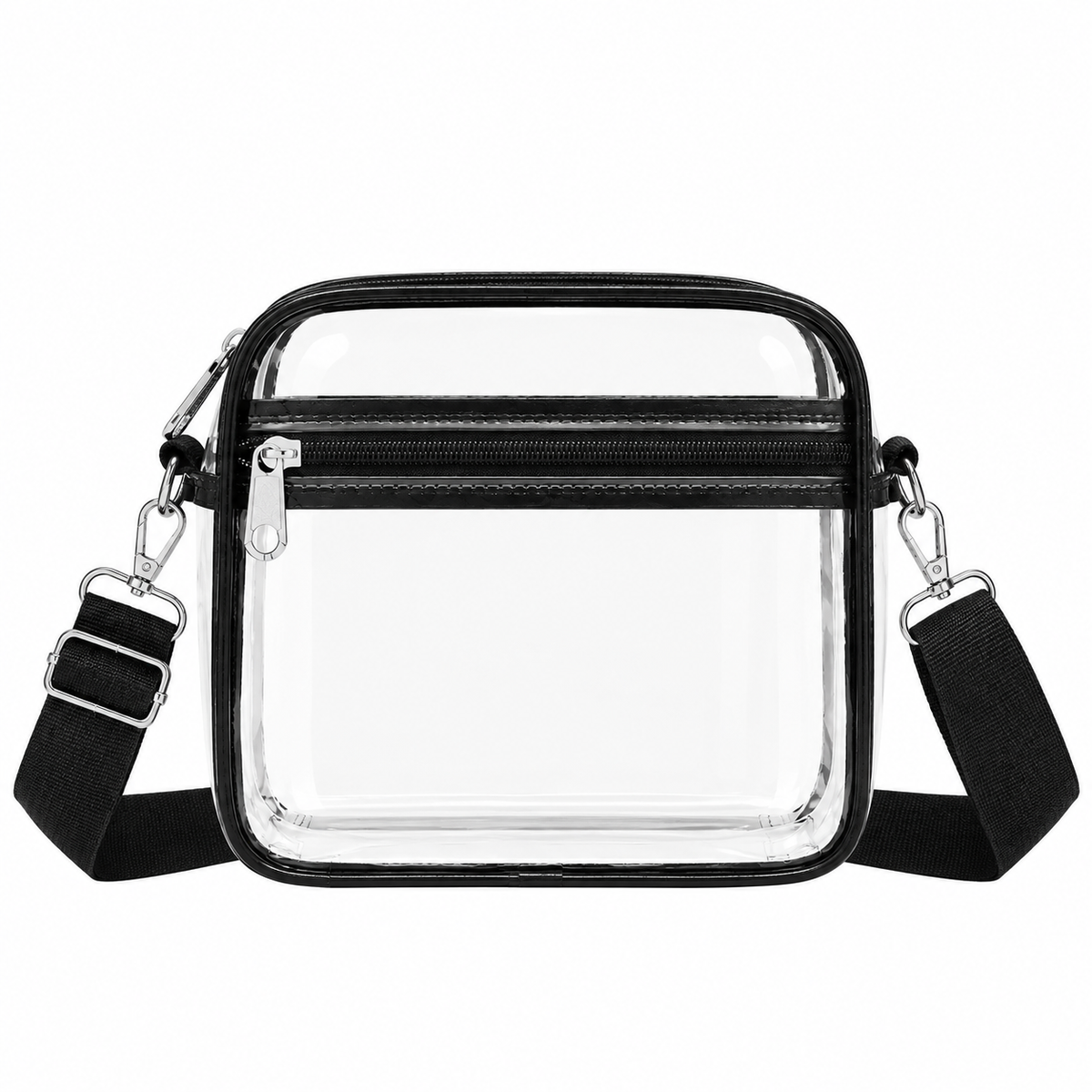 Structured Zip Crossbody Purse